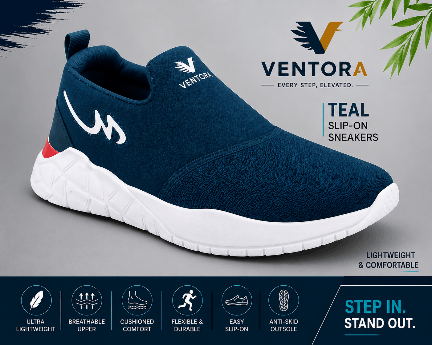 Comfort In Every Step NR Teal